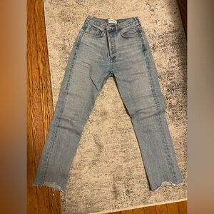 Agolde Riley Jeans in Zephyr Wash